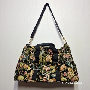 Bolso de Mano Vintage Golfer's Gallery Para Mujer Tapiz Floral, Forrado, Cierre de Cremallera - Imagen 1 de 13