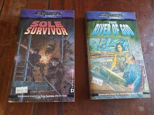 2x SF Shatterzone Greg Farshtey and Ed Stark Sole Survivor + The River of God - Picture 1 of 11