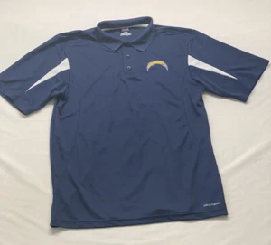 LA Chargers Polo Shirt Mens Large Blue NFL - Picture 1 of 9