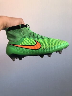 Nike Magista Obra Green Football Soccer Cleats ACC US9 UK8 EUR42.5 Bosnia - Image 1 of 4