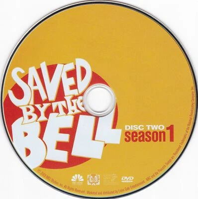 *REPLACEMENT* Saved By The Bell Season 1 (Disc 2, DVD) **DISC ONLY** - Image 1 of 2