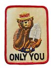 Smokey Bear Only You Aufbügeln Patch Waldbrände verhindern Forstservice USFS