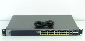 NETGEAR ProSAFE M4100-26-POE 24 Port Ethernet Managed Switch PoE 10/100 o315 - Picture 1 of 10