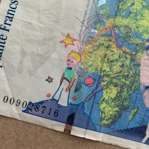 The Little Prince Paper Money FRANCE French 50 Francs 1990's Banknote Currency - Picture 1 of 5