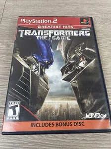 Transformers: The Game Greatest Hits (Sony PlayStation 2 PS2) con disco bonus CIB - Foto 1 di 5