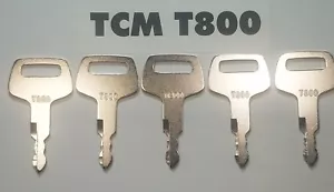 (5) TCM T800 Keys, Heavy Equipment Loader Ignition Key FAST FREE SHIPPING - Picture 1 of 2