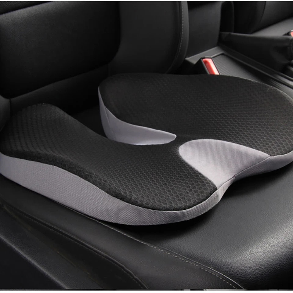 Car Seat Cushion Memory Foam Booster Breathable Pad Chair Protector Non-Slip Mat - Image 1 of 4