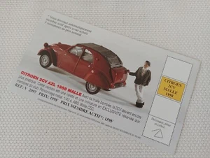Stecker De La C.E.C - Citroën 2CV AZL 1958 Koffer in sehr gutem Zustand. - Bild 1 von 3