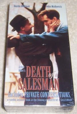 Death of a Salesman VHS Video Dustin Hoffman John Malkovich Arthur Miller NEW SE - Image 1 of 3