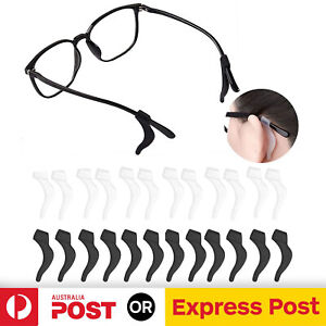 4 Pair Anti Slip Glasses Ear Hooks Tip Eyeglasses Grip Temple Holder Silicone AU