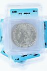 Vor 1921 Silber Morgan Dollar ICG MS65 S $ 1 Menge 1 Mix Jahre und postfrisch Marken