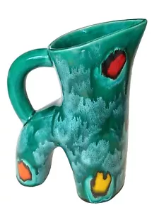 Rara brocca vintage POET LAVAL modernismo ceramica anni '50 zoomorfa brocca brocca - Foto 1 di 8