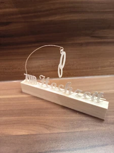Geld-/Gutschein-/Geschenk-Verpackung mit Klötzchen -Zur Hochzeit- - Bild 1 von 1