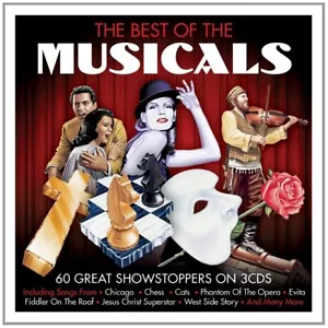 BEST OF THE MUSICALS with songs from GREASE, CATS, EVITA u.a. 3 CD NEW! - Picture 1 of 1