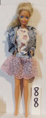 Vintage FEELING FUN Barbie Superstar 1988 Denim Look 1189 Original Outfit - Image 1 of 4