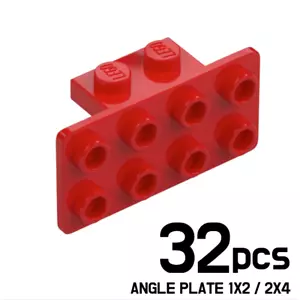 LEGO Lote de 32 PLACA ANGULAR 1X2 / 2X4 COLOR ROJO 6118830 21731 - Imagen 1 de 1