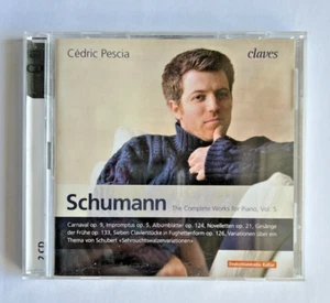 2011 Cedric Pescia Teaches Schumann The Complete Piano Works Volume 5 2-Disc CD - Imagen 1 de 5