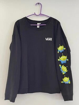 PRE-OWNED DISNEY PIXAR TOY STORY ALIENS VANS CREW NECK SWEATSHIRT XL X-LARGE - Image 1 of 2