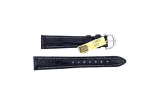 MAURICE LACROIX Black Watch Strap 15mm 15/12 NEW (B615) - Picture 1 of 2