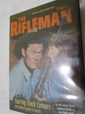 THE RIFLEMAN Volume 1 - DVD - Starring Chuck Connors NIP (1987, MPI Media) - Image 1 of 3