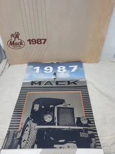 1987 Mack Truck Calander With Sleeve - Picture 1 of 16