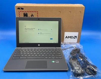 HP Chromebook 11A G8 A4-9120C 4GB 32GB WiFiAC 11.6W 16W64UT#ABA 🇺🇸✨🇺🇸✨ NEW! - Image 1 of 4