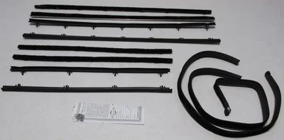 Kit de fieltro barrido de ventana para Chevrolet Chevelle 1966-1967 sedán 2 puertas OEM 10 piezas Foto 1 de 4