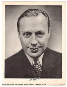 JACK BENNY comedian ~ 1937 Photograph - Picture 1 of 1