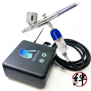 Airbrush Works Kompressor Mini Airbrush Set AW-C1 Düsendurchmesser 0,3mm 12V - Bild 1 von 5