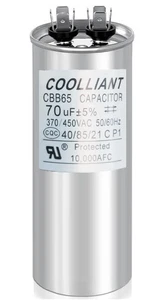 Runder HVAC 70 uF/MFD Motor Run/Start Kondensator für Klimakompressor und Kondensator - Bild 1 von 5