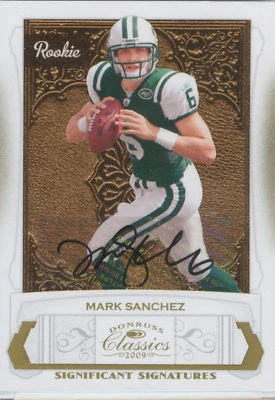 2009 Donruss Classics Mark Sanchez Auto Rookie # / 250 - Image 1 of 2