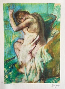 Edgar Degas Lithograph COA Original Signed Op Numbered Stamp (Edvard Munch) - Picture 1 of 11