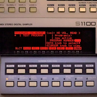 Akai S 1000, S 1000PB, S 1100 MX 76 LED Display Red/Black - Bild 1 von 4