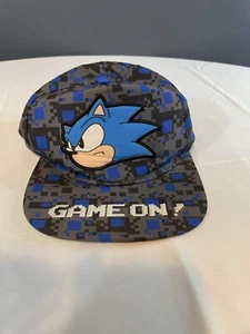 Sonic The Hedgehog  Strapback Baseball Cap Hat Youth Sega Gamer Game On - Picture 1 of 3