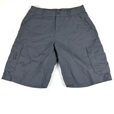 Pantalones Cortos Carga REI Coop Mujer Talla 2 Gris Bolsillos con Cremallera Elastizados Nylon Senderismo Foto 1 de 4