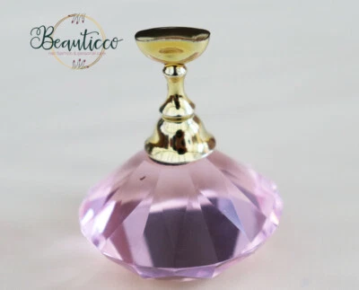 BEAUTICCO Magnetic Crystal Nail Art Practice Display Stand Base Tip Holder Manicure Set UK