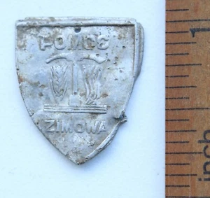 Poland Polska Pomoc Zimowa Badge Token - Picture 1 of 3