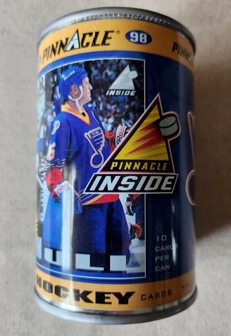 Vintage - 1997-98 Pinnacle INSIDE (Open Can Only) BRETT HULL - BLUES Cover