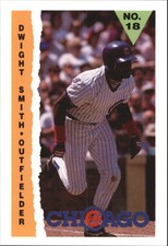 1990 Cubs Marathon #19 Dwight Smith OVERSIZED