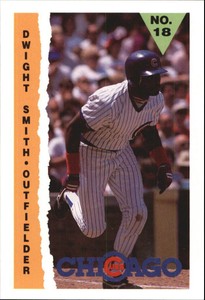 1990 Cubs Marathon #19 Dwight Smith OVERSIZED