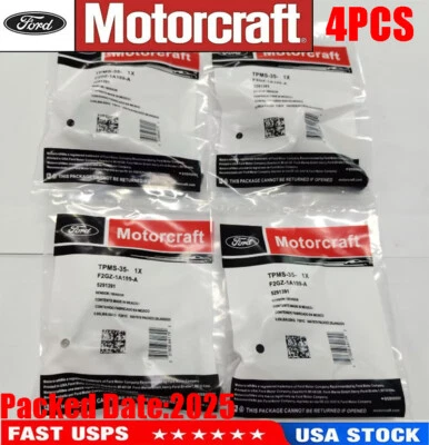 4x TPMS Tire Pressure Sensors F2GZ-1A189-A For 2015-2020 Ford F-150 Edge Mustang - Image 1 of 4