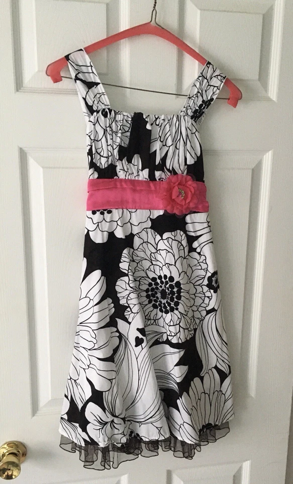 Vestido My Michelle Niñas Sin Mangas Floral Elegante Fotos de Fiesta Talla 14 ¡Bonito! Foto 1 de 4