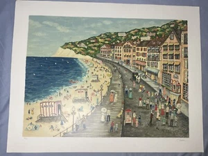 Serigrafía Catherine Eaton 'Boardwalk' Edición Limitada #14/300 - Imagen 1 de 4