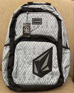 VOLCOM GREY SCHOOL HIKING ECT UNISEX BACKPACK *NEW* - Picture 1 of 4