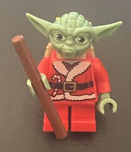 Lego Star Wars Santa Yoda Jedi Authentic Minifigure Retired - Picture 1 of 2