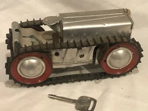Vintage Marx Toys (Working) Climbing Tractor  Wind Up Caterpillar Tracks - Picture 1 of 8