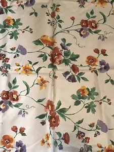 world of watercolor ursual and charles floral  scotchguard fabric - Picture 1 of 12