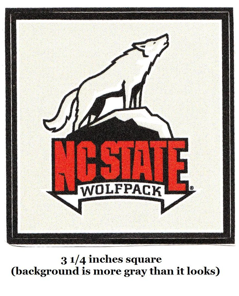 23 STYLES- NC State Wolfpack Wall Decal North Carolina University Sticker Decor - Image 1 of 1