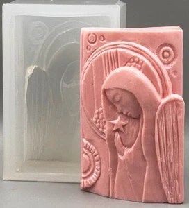 ANGEL SILICONE MOLD for soap making and other crafts - Picture 1 of 5