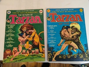 DC Limited Collectors Edition Large Comics TARZAN 1973 & 74 - Picture 1 of 12